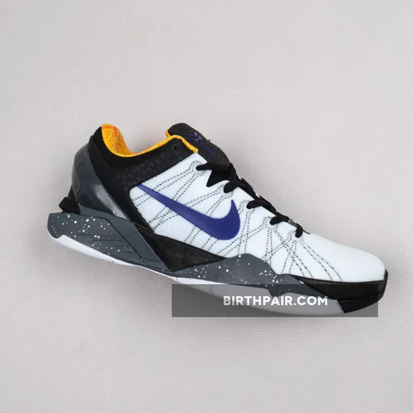 Nike Kobe 7 System 'Opening Day' White/Court Purple-Black-University Gold 488371-103 Restock