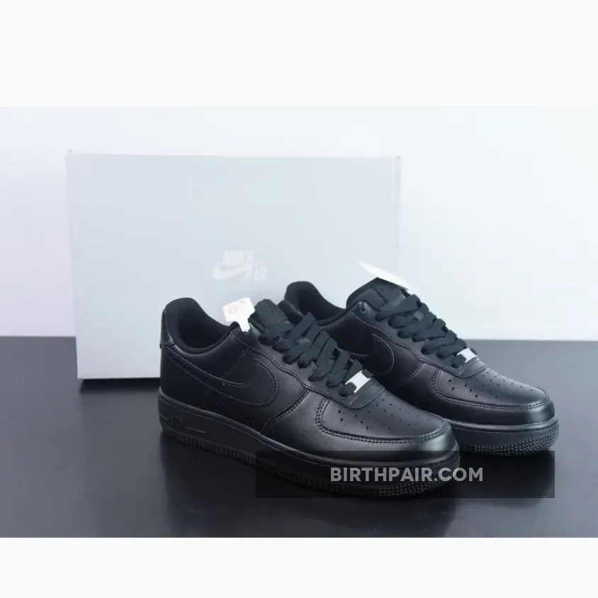 Nike Air Force 1 07 Triple Black CW2288-001 / black air force 1 size 7