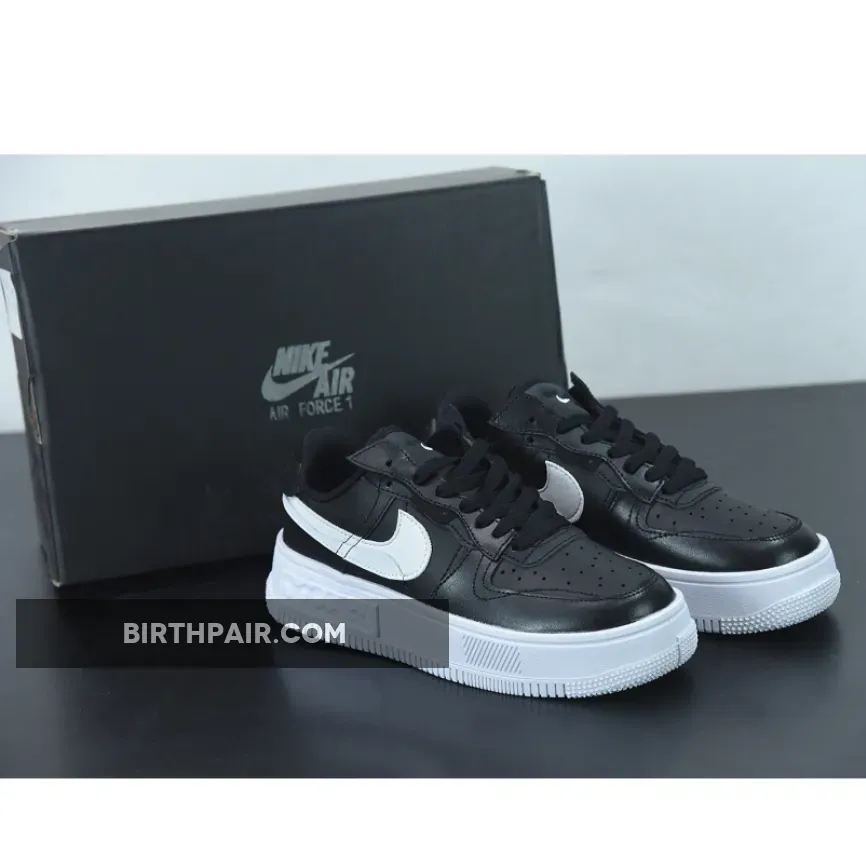 Nike Air Force 1 Fontanka Black White #nike air force 1 low fontanka