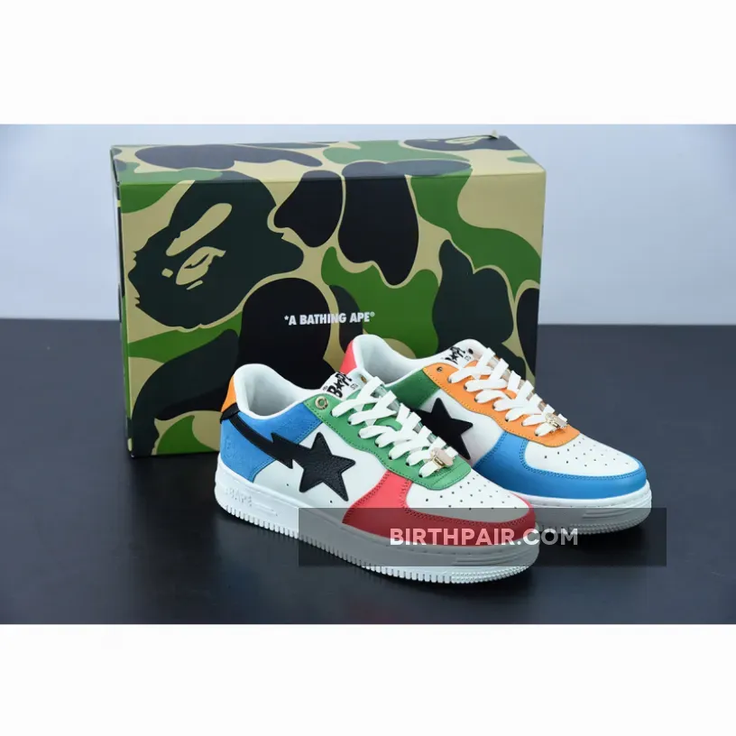 A Bathing Ape Bape Sta Low Tokyo Multi-Color Nike Bapesta