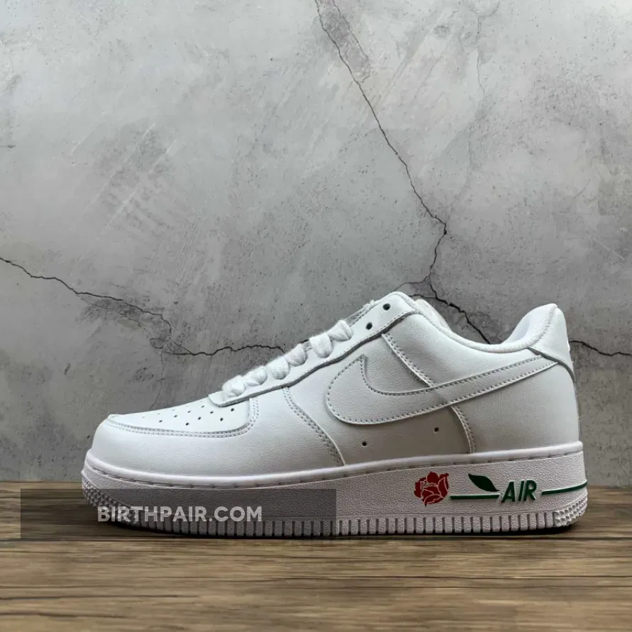 Af1 Rose Nike Air Force 1 Low 'Rose' White/University Red-Pine Green
