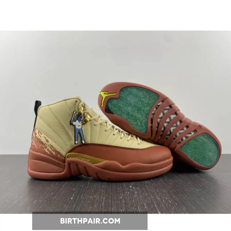 Eastside Golf x Air Jordan 12 Muslin/Black-Burnt Sunrise Air Jordan 12 Eastside Golf DV1758-108