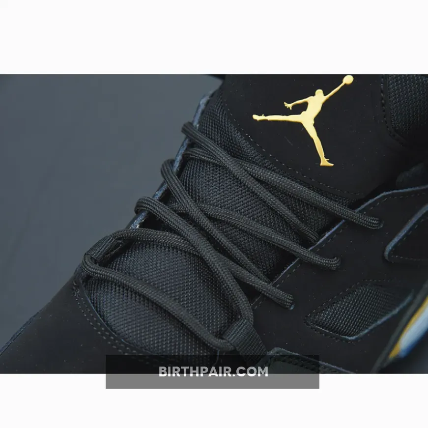 Black And Yellow Jordan Flights Jordan Flight Club 91 'Black Metallic Gold'