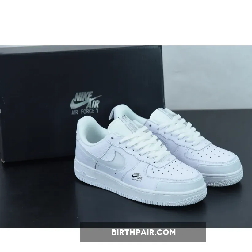 Nike Air Force 1 Low White Reflective Swooshes / Nike Reflective Shoes