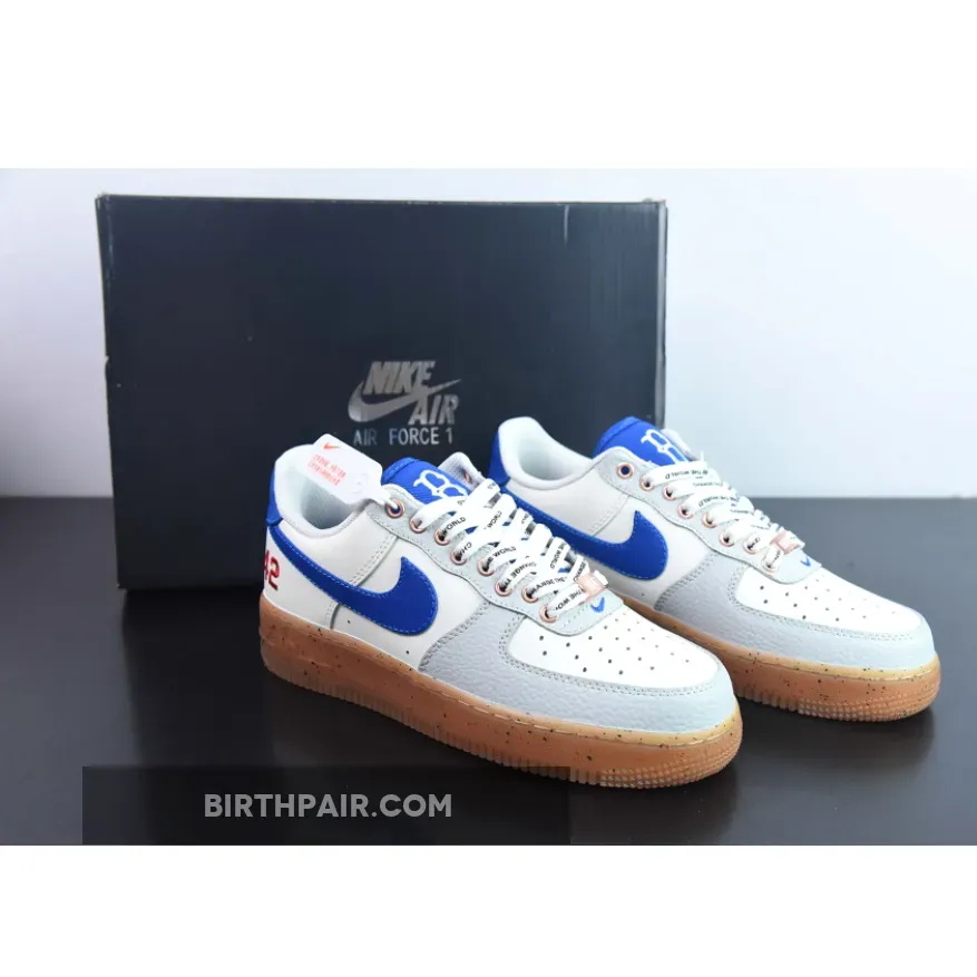 Nike Air Force 1 Low Jackie Robinson Sail/Racer Blue-White FN1868-100 New Releases