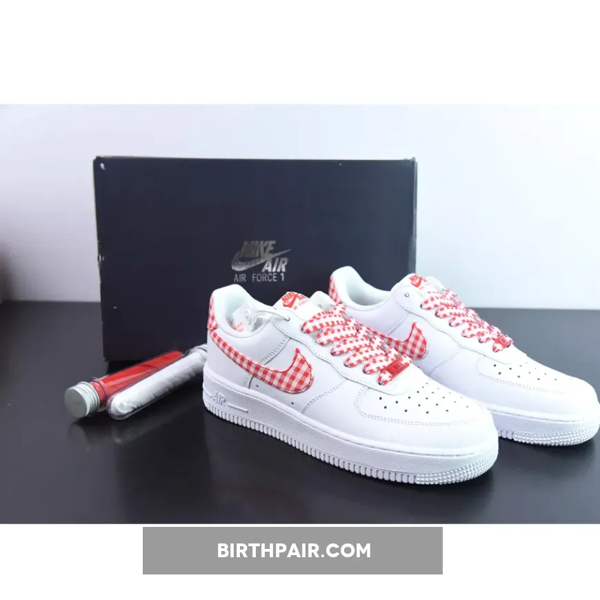 Nike Air Force 1 Low Red Gingham DZ2784-101 New Releases