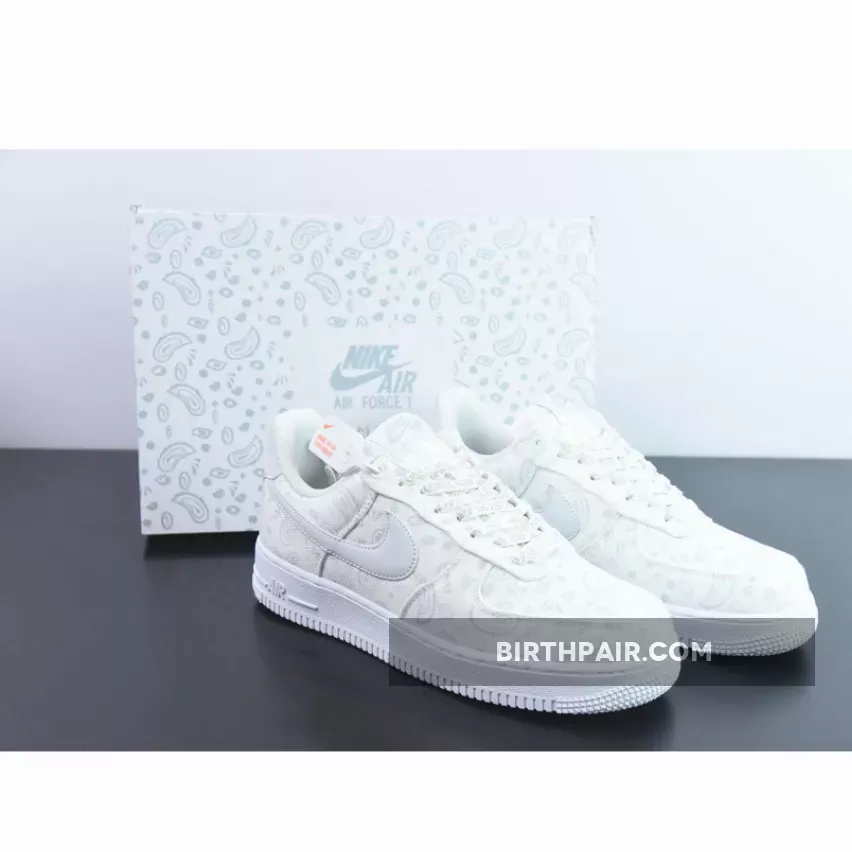 Custom Nike Air Force 1 Low White Paisley 1681275510 Restock