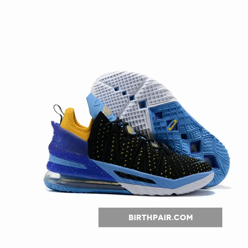 Nike LeBron 18 'Minneapolis Lakers' University Gold Concord CQ9283-006 #lebron 18 low lakers