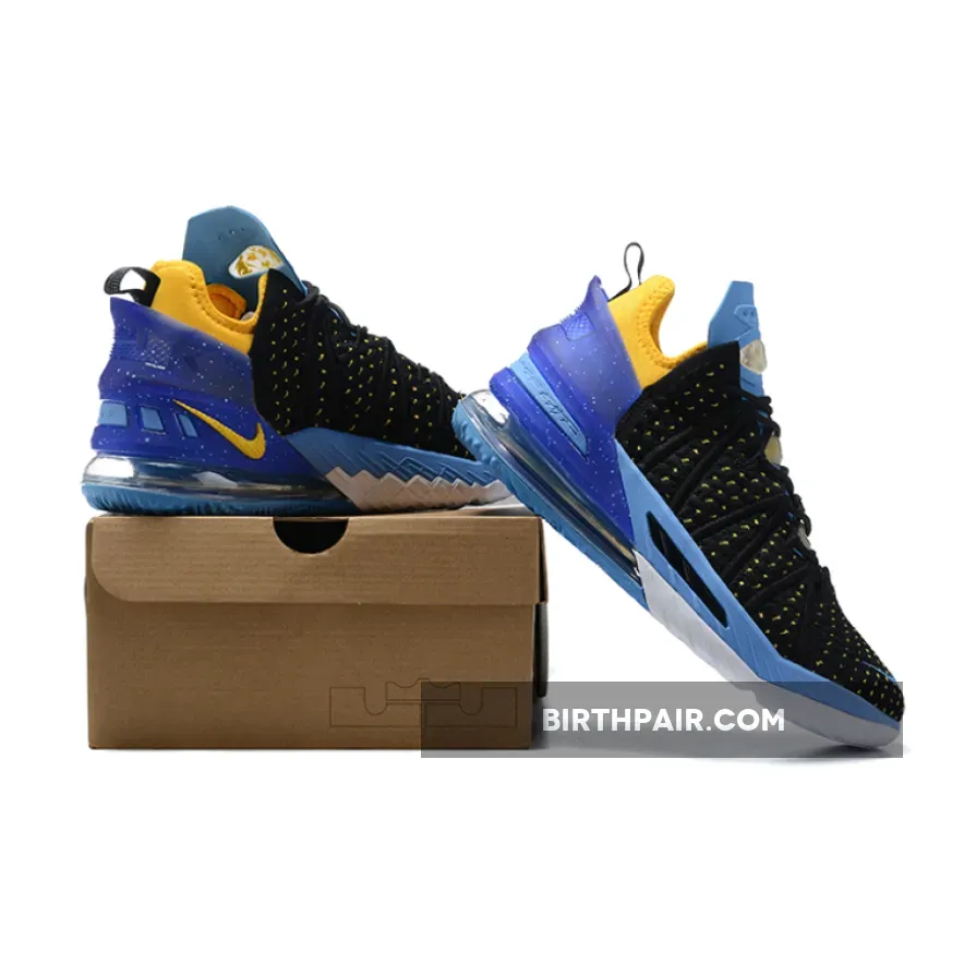 Lebron Lakers Shoes, Nike LeBron 18 'Minneapolis Lakers' University Gold Concord