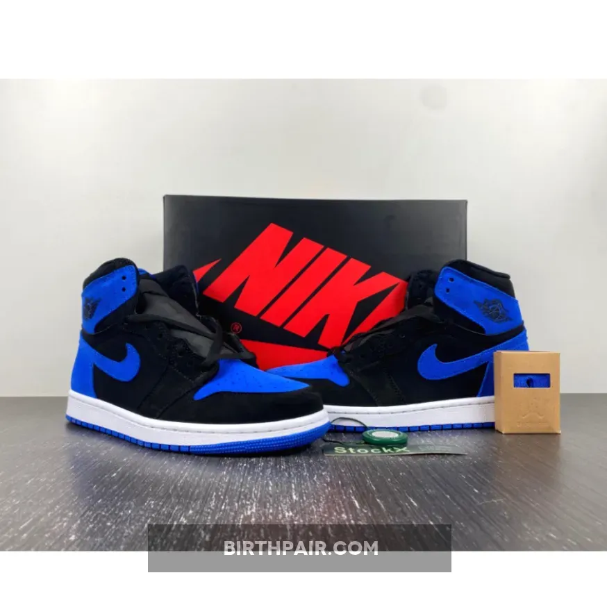 Air Jordan 1 Royal Reimagined Air Jordan 1 High 'Royal Reimagined' Black/Royal Blue-White