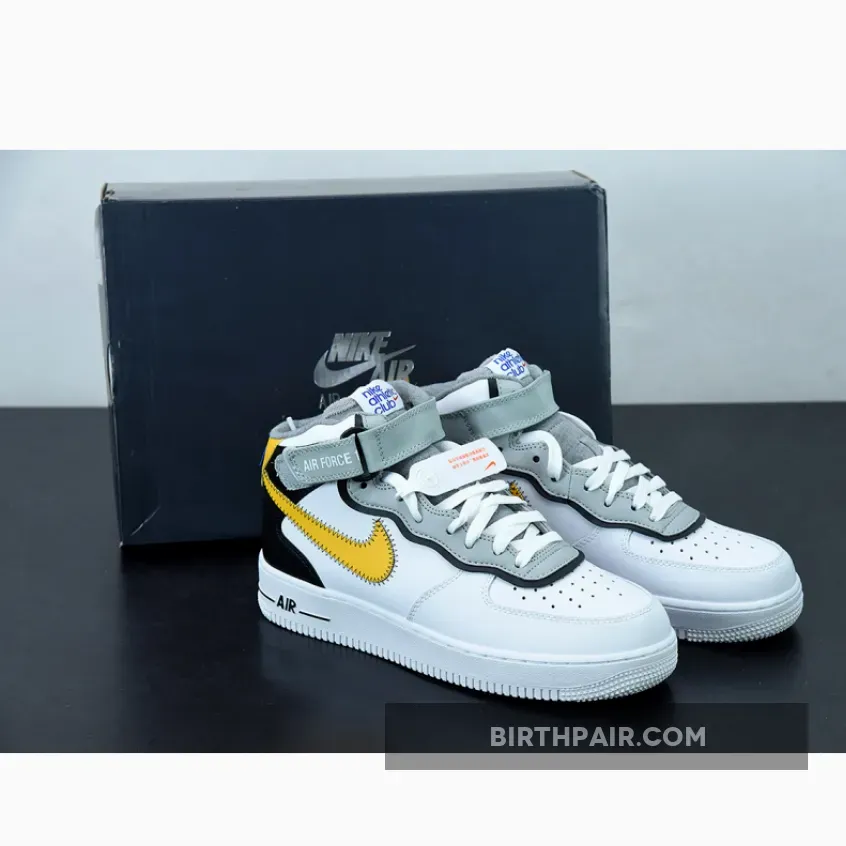 Air Force Athletic Club - Nike Air Force 1 Mid 'Athletic Club' White Grey DH7451-101
