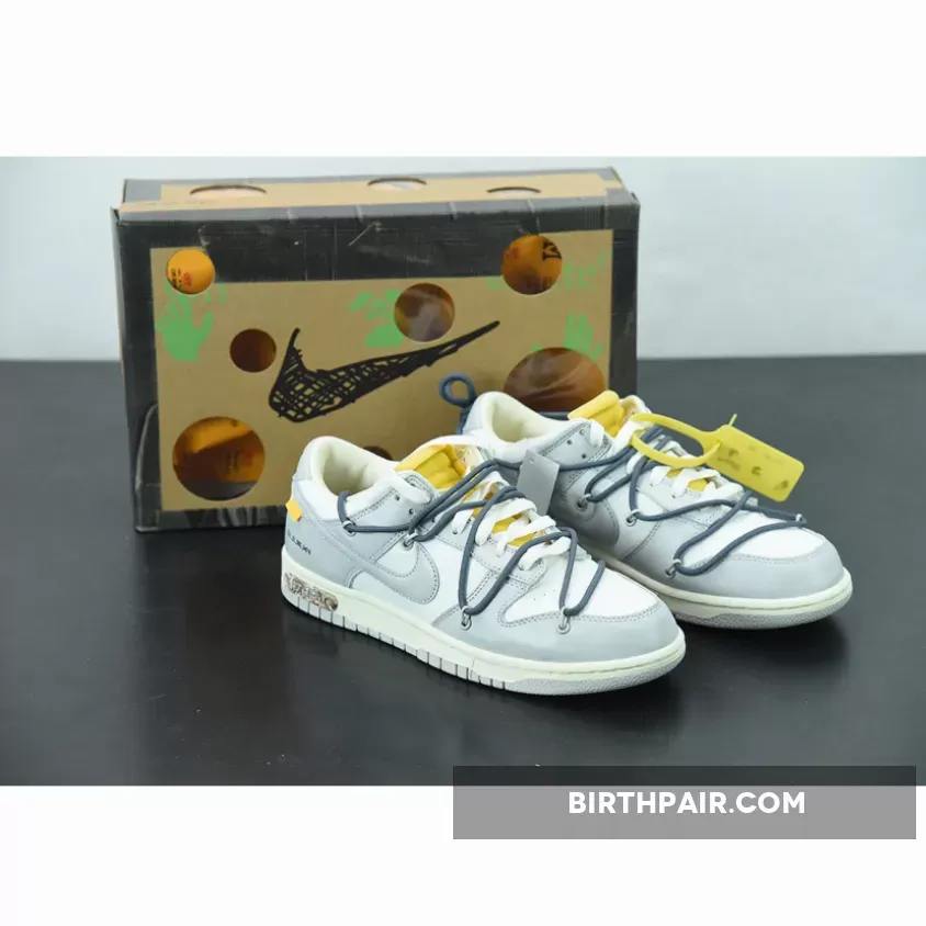 Off White Fuchsia / Off-White x Nike Dunk Low '41 of 50' Sail/Grey/Flint Grey
