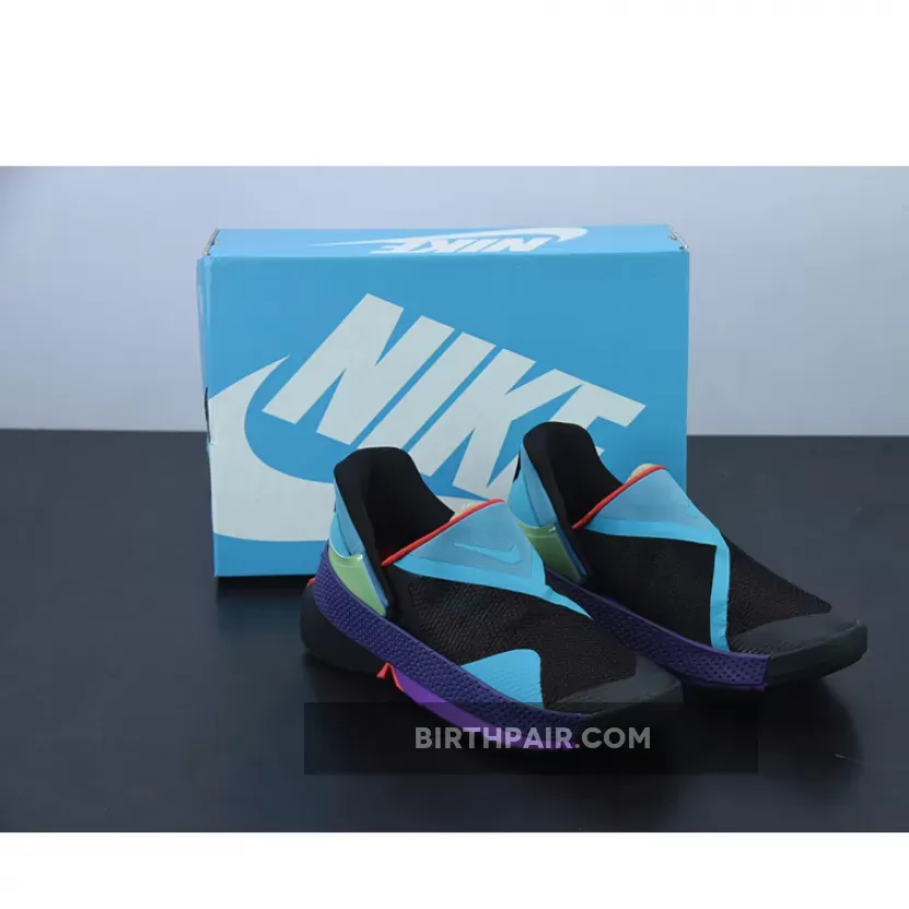 Nike GO FlyEase Black Racer Blue CW5883-002 #nike go flyease size 10