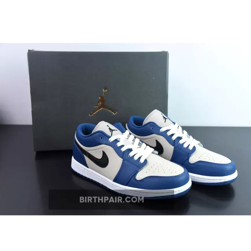 Air Jordan 1 Low 'Georgetown' Navy Grey DC0774-402 nike georgetown sneakers