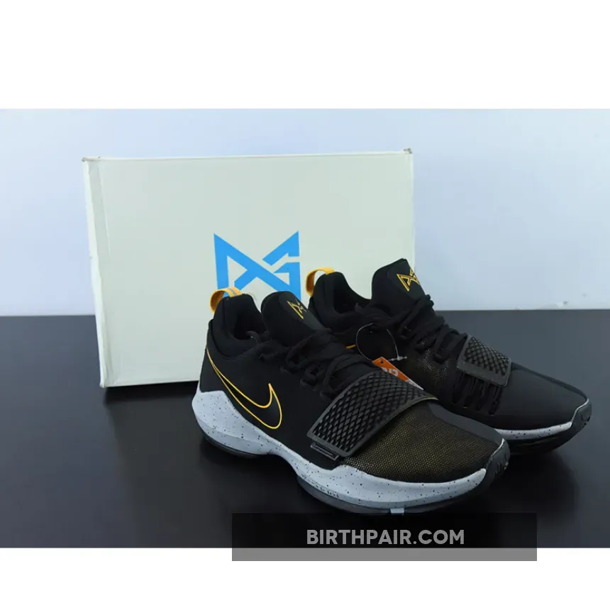 Nike PG 1 Black/University Gold-Wolf Grey 878628-006 - Pg 5 Grey