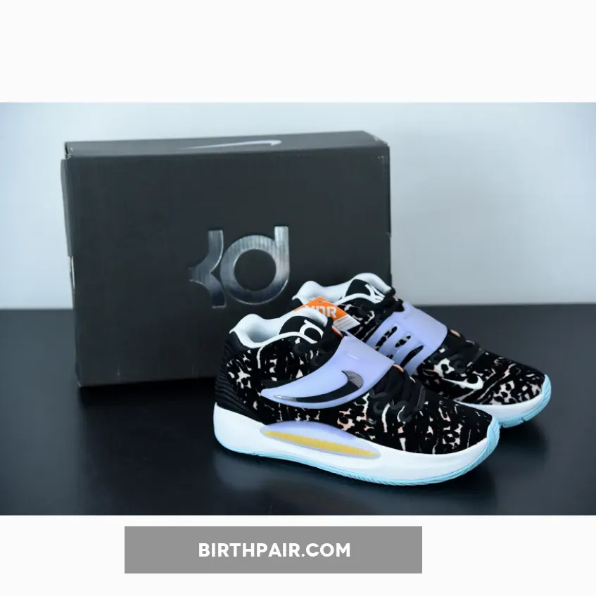 KD 14 Black/White-Copa Melon Tint CW3935-001 black and white kd 14