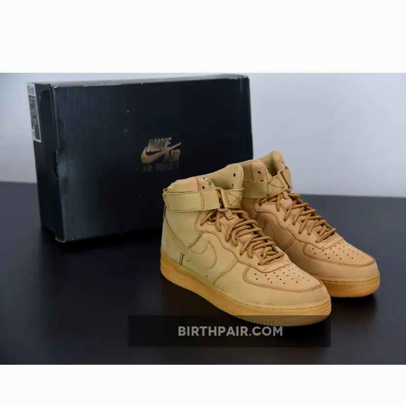 Nike Air Force 1 High 07 LV8 Flax 882096-200 - nike flax air force 1