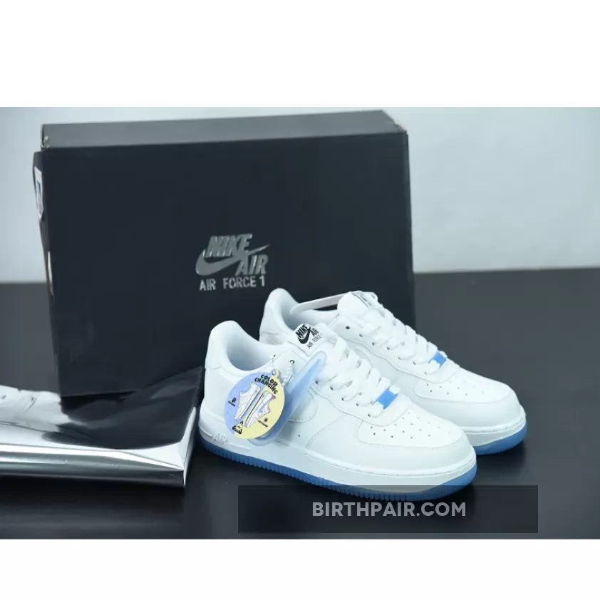 uv reactive air force ones