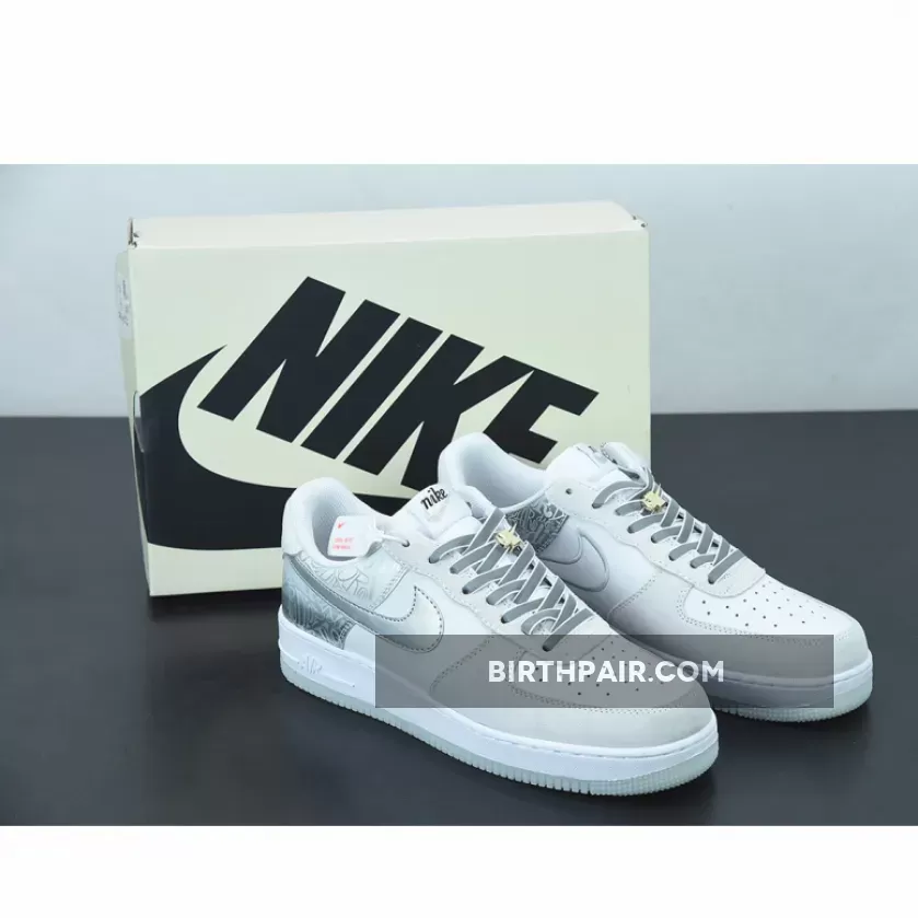 Nike Air Force 1 Low White Silver 1675865556