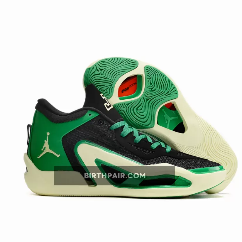 Jordan Tatum 1 'Celtics' Black Green Sail New Releases 1683117405