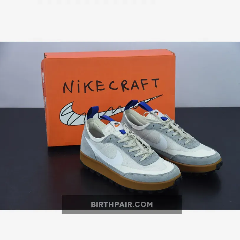 Tom Sachs x NikeCraft General Purpose Shoe Sail Grey Suede - nike x tom sachs general purpose shoe