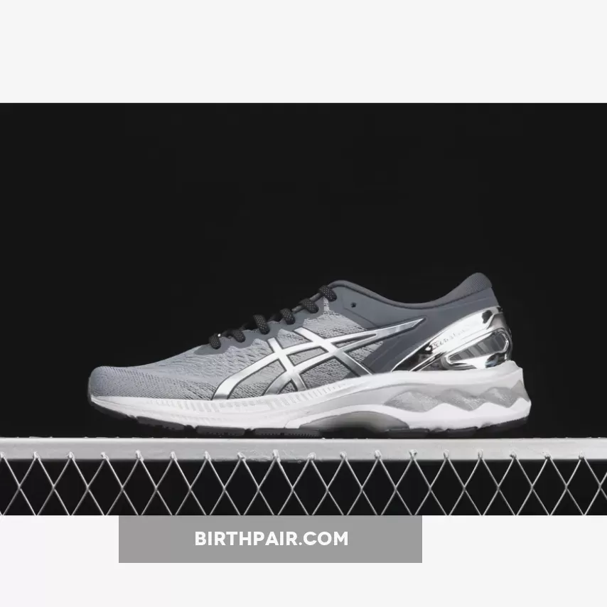 Asics Gel Silver / Asics Men's GEL-KAYANO 27 Platinum Running Shoes Sheet Rock/Pure Silver