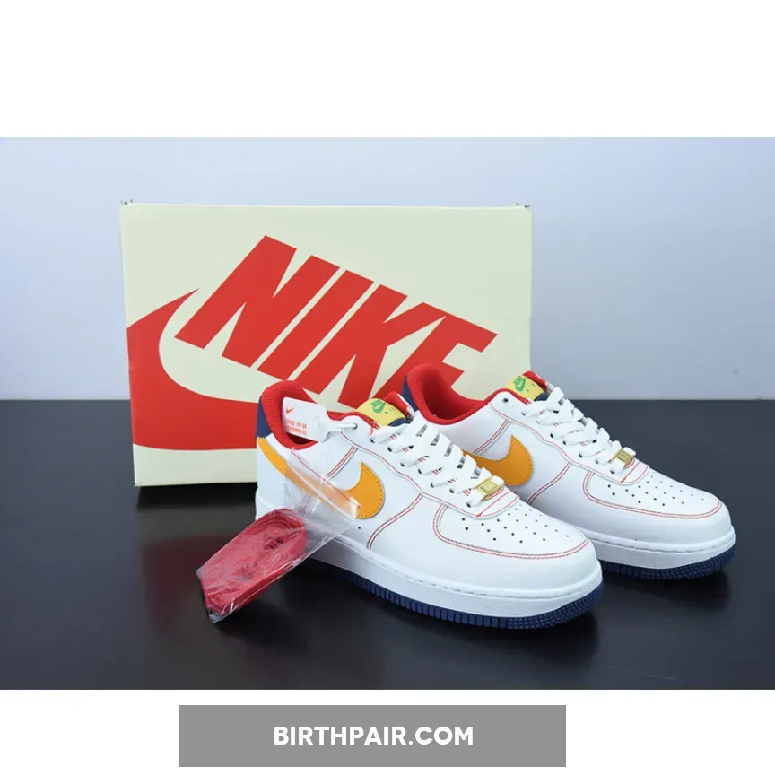 Nike Air Force 1 Low White Red Yellow 1675864216 Online Sale