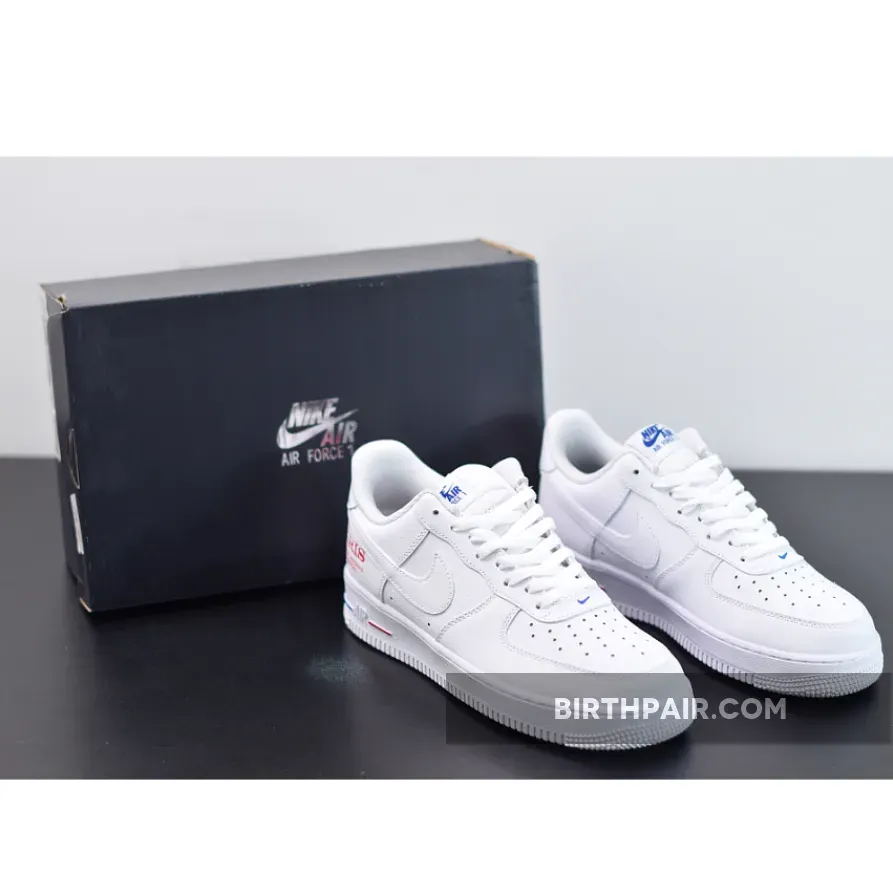 Nba Game Paris / Nike Air Force 1 Low 'NBA Paris' White/University Red-Rush Blue