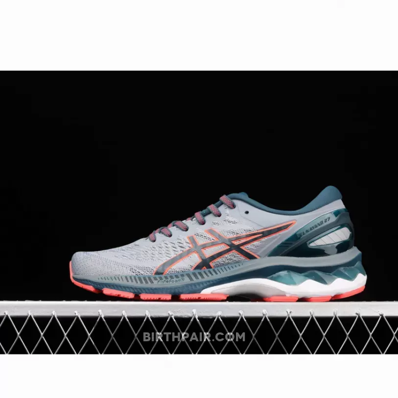 Asics Gel Kayano 27 Asics Men's GEL-KAYANO 27 Running Shoes Sheet Rock/Magnetic Blue