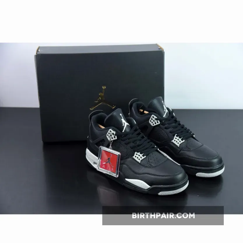 Jordan One Oreos / Air Jordan 4 'Oreo' Black and Tech Grey-Black