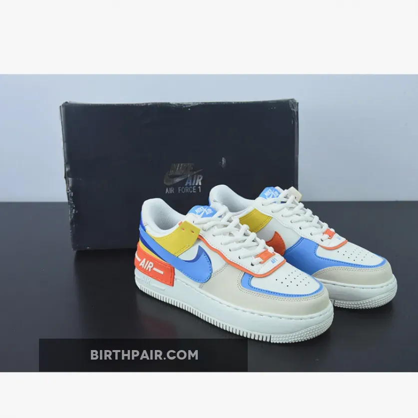 Nike Air Force 1 Shadow Sail/Game Royal/Rush Orange/University Blue