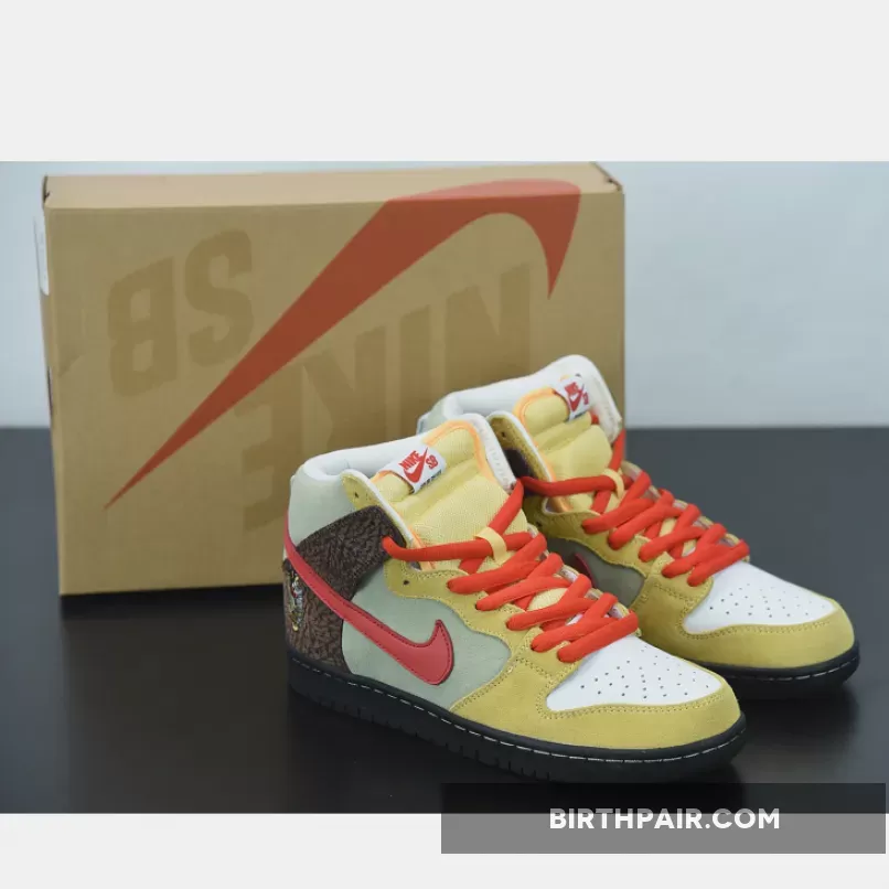 Nike Dunk High Skate Shoes Color Skates x Nike SB Dunk High Kebab and Destroy