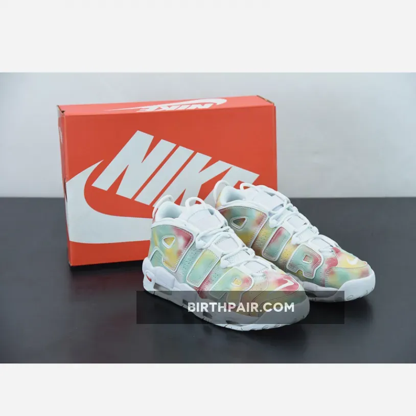 Green Uptempo Nike Air More Uptempo 'UK' Amarillo/Speed Red-Neptune Green-White