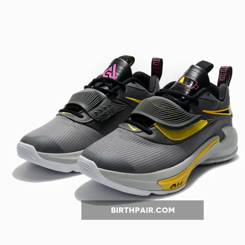 Zoom Freak 3 Iron Grey, Nike Zoom Freak 3 'Low Battery' Grey/Yellow-Black