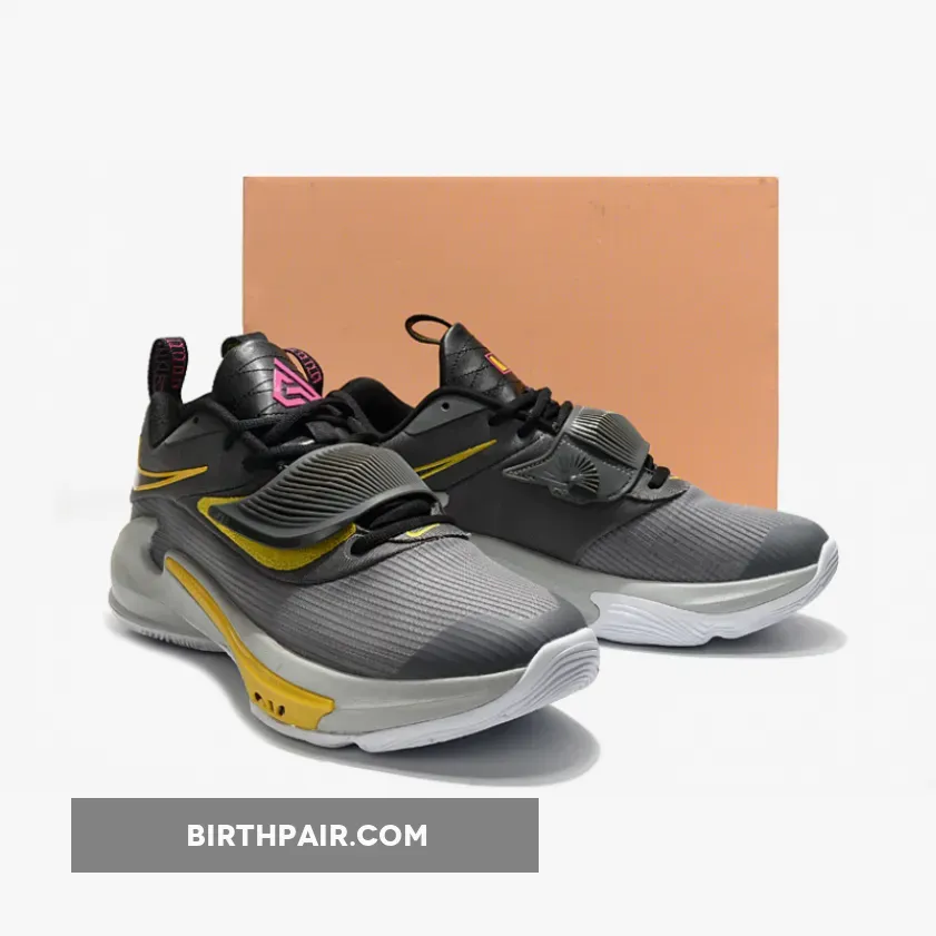 Zoom Freak 3 Iron Grey, Nike Zoom Freak 3 'Low Battery' Grey/Yellow-Black