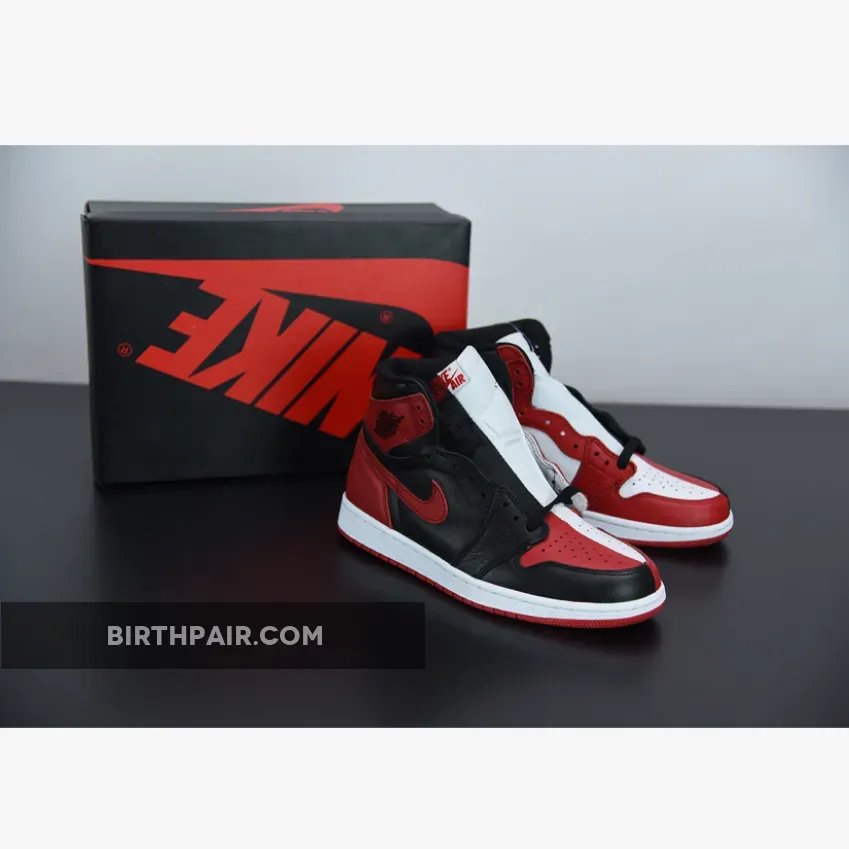 Air Jordan 1 Patent Leather Banned 861428-061 / jordan 1 homage low
