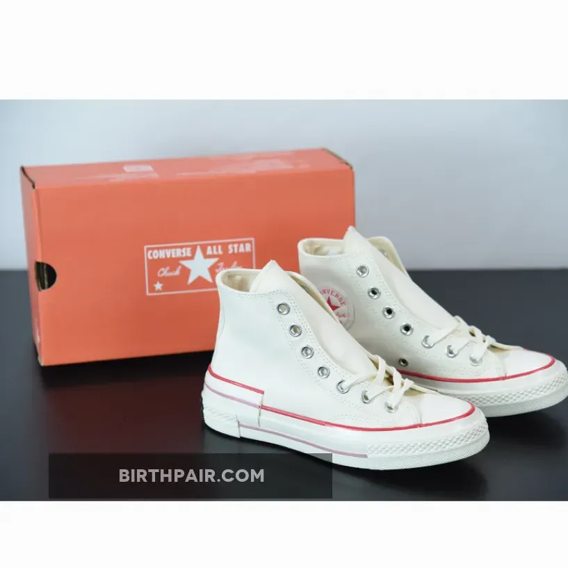 Converse Chuck 70 Popped Colour High Egret For Womens 568800C - blush pink converse