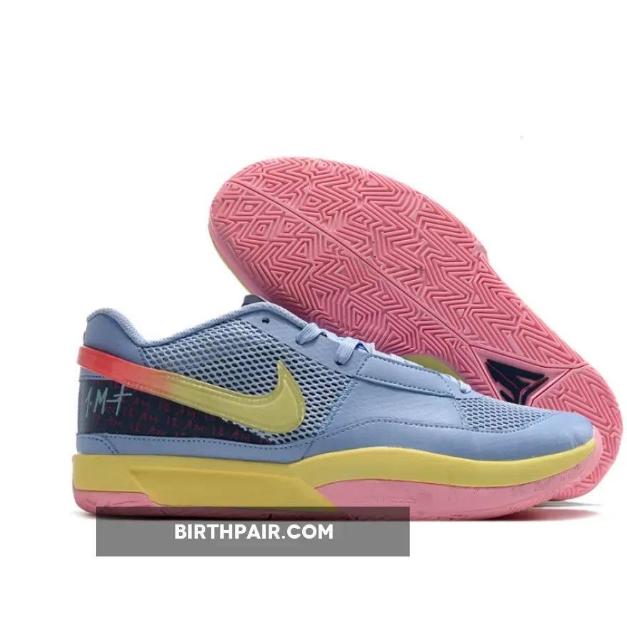 Nike Ja 1 'Day One' Cobalt Bliss/Citron Tint-Hot Punch DR8785-400 #ja morant shoes nike