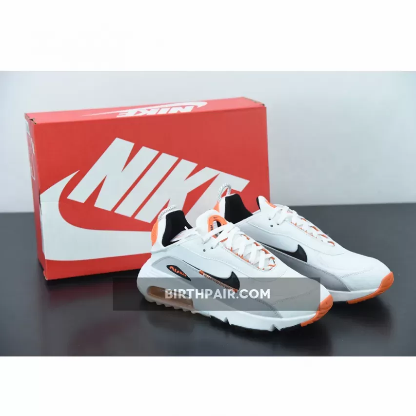Nike Air Max 2090 White Grey Black Orange / nike air max 2090 black and orange