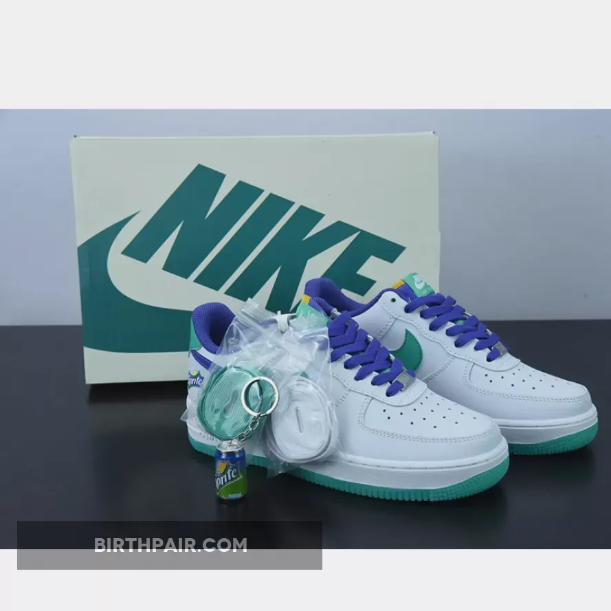Nike Air Force 1 Low 'Sprite' White Green Blue 1675864683 - Air Force White Green