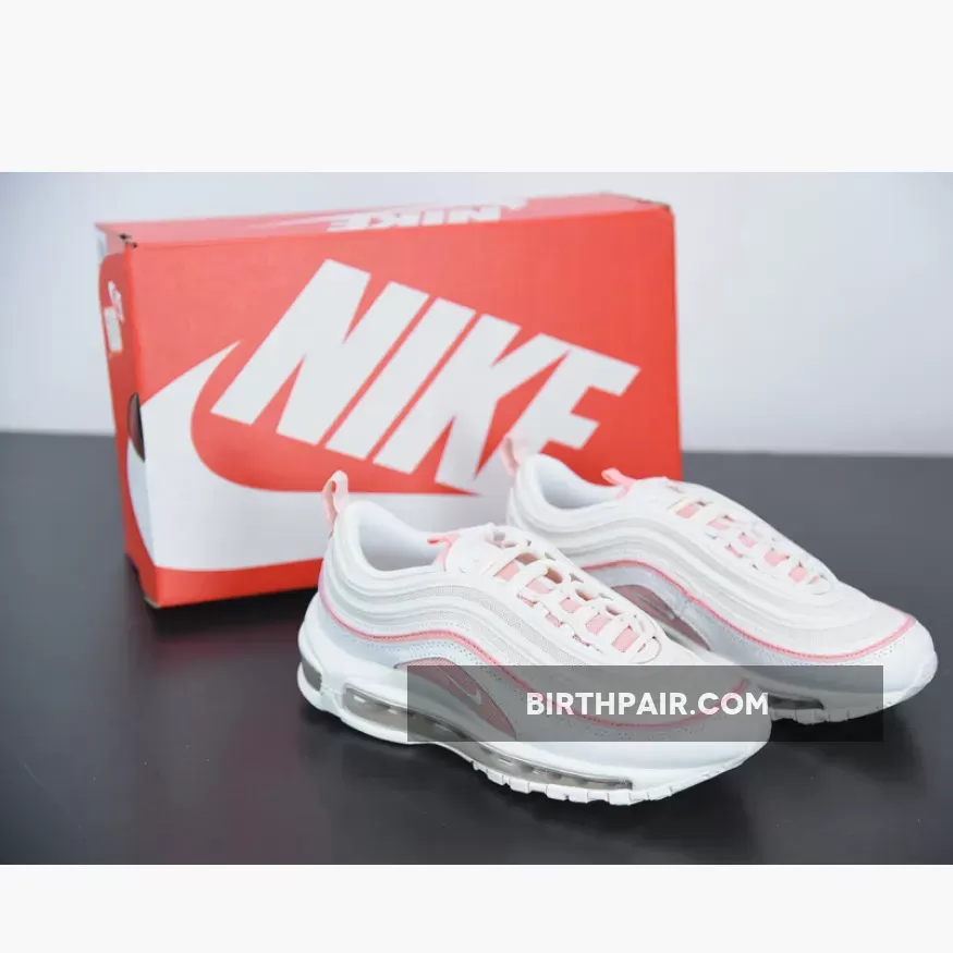 Nike Air Max 97 Summit White Bleached Coral wmns air max 97 'bleached coral'