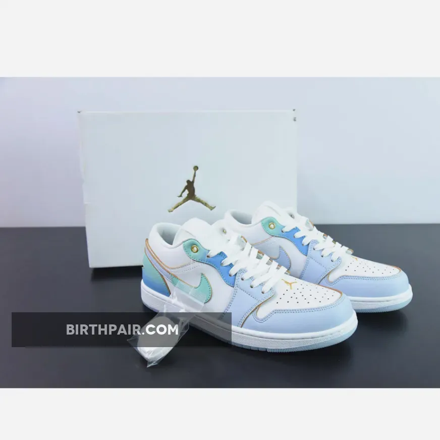 Jordan Blue And Yellow / Air Jordan 1 Low SE 'Emerald Rise'