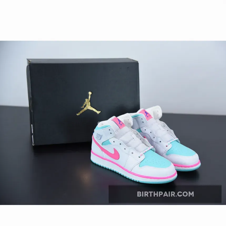 Air Jordan 1 Mid 'Digital Pink' Air Jordan 1 Mid Gs Pink