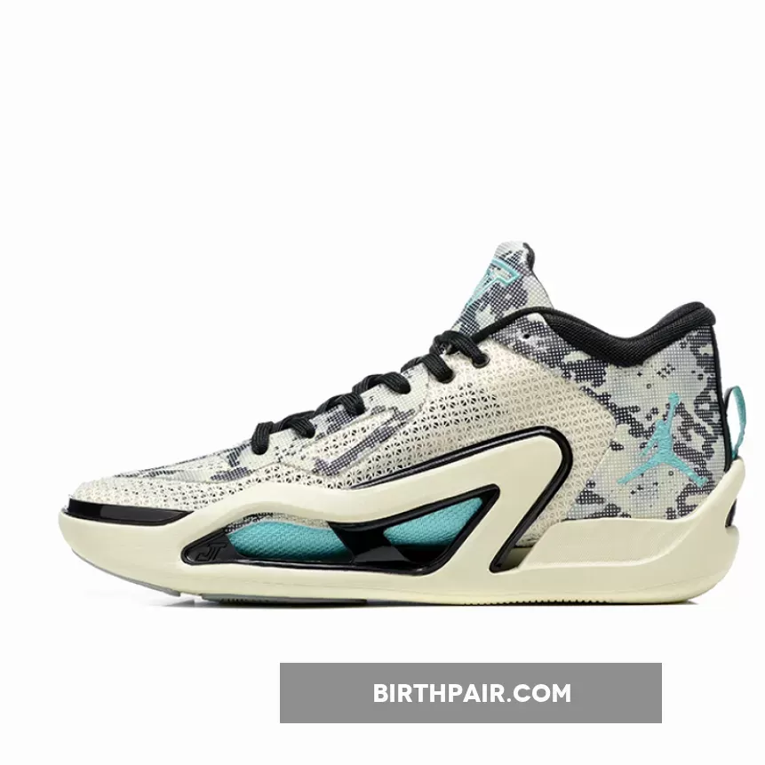 Jordan Tatum 1 Snakeskin PE Black White / Gt Cut 2 Leap High