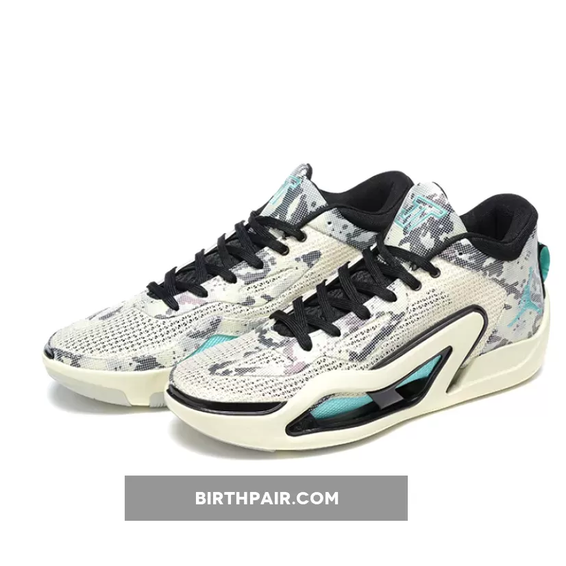 Jordan Tatum 1 Snakeskin PE Black White / Gt Cut 2 Leap High