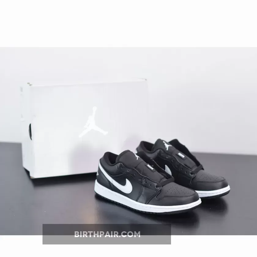 Air Jordan 1 Low White/Black wmns air jordan 1 low black