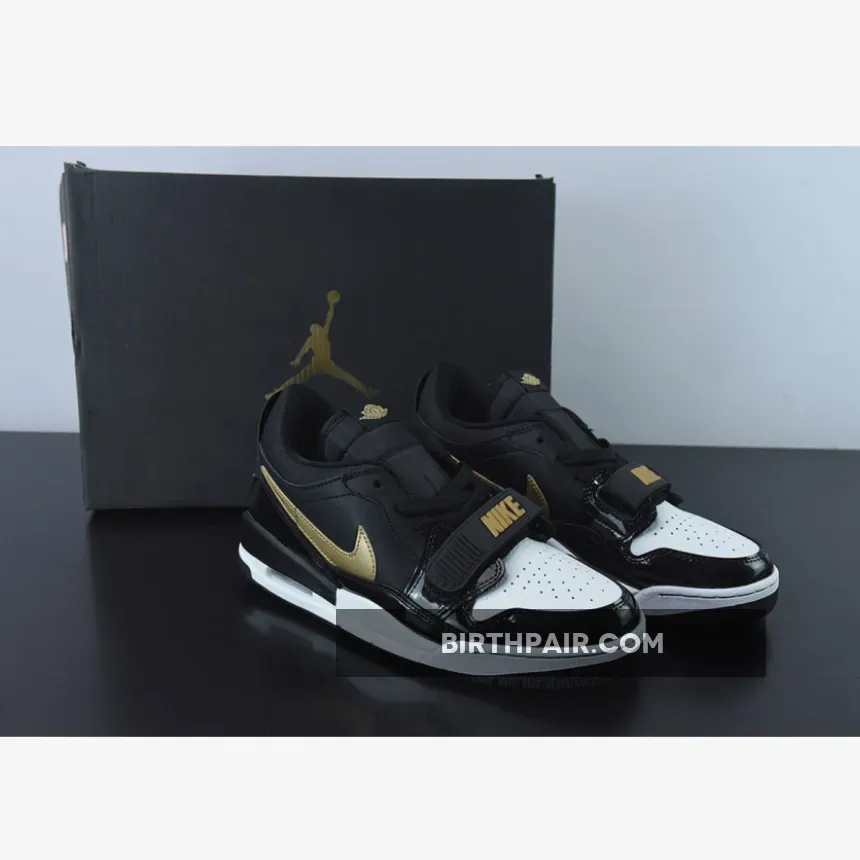 Jordan Legacy 312 Low Black and Gold / Nike Air Legacy