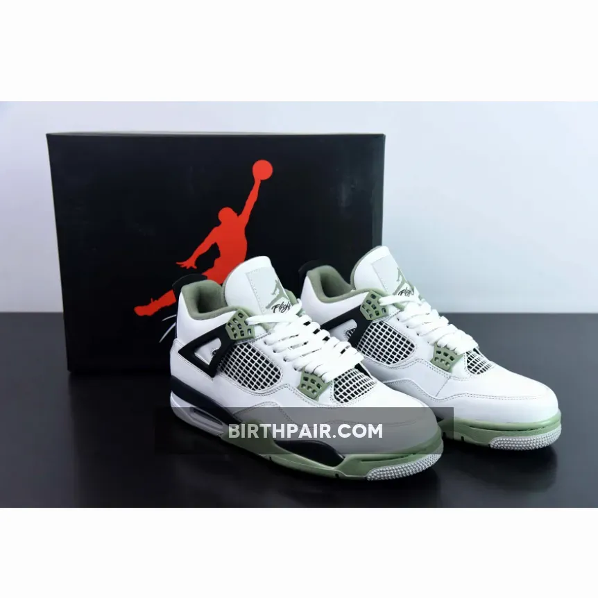 Seafoams Jordan 1 Air Jordan 4 'Seafoam' White/Seafoam-Dark Ash-Neutral Grey