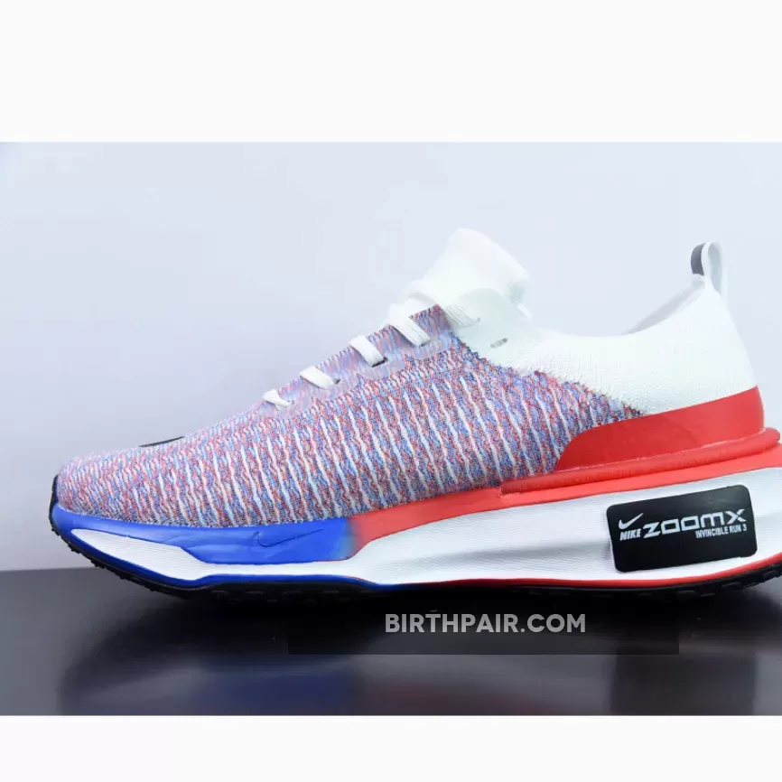 Mens Nike Invincible 3 Nike Invincible 3 White University Red Photo Blue Black