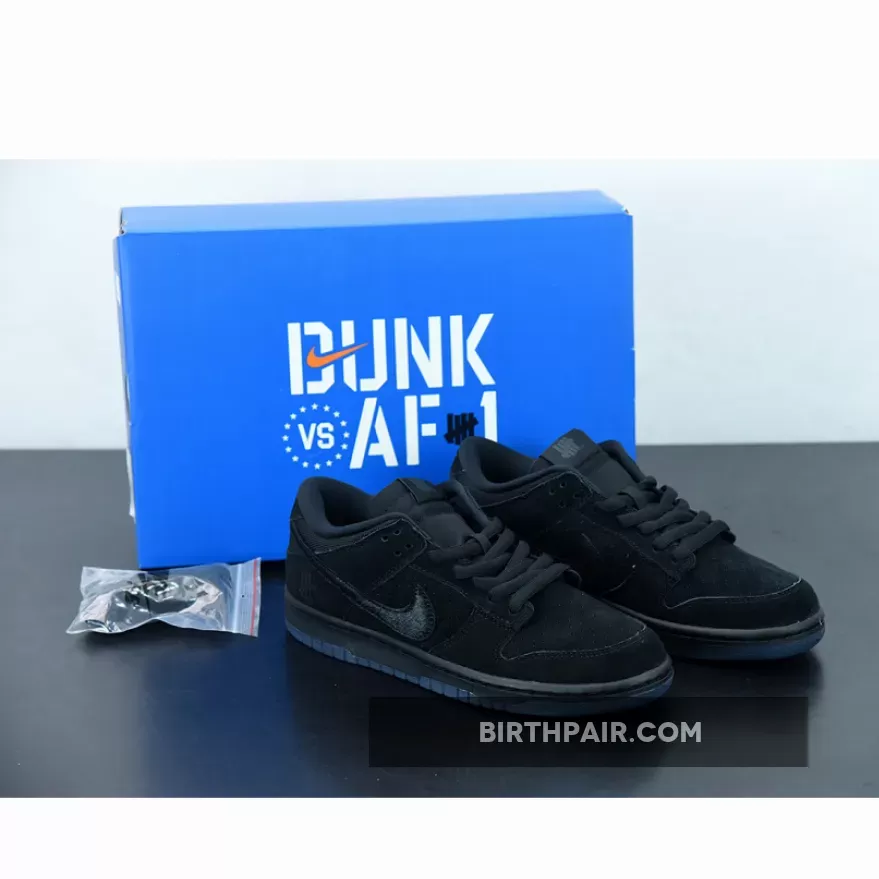 UNDEFEATED x Nike Dunk Low Dunk Black / All Black Sb Dunks